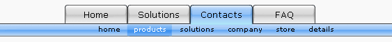tab menu
