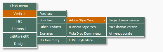 vertical menu is ready